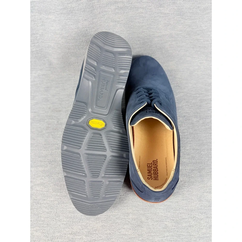 Samuel Hubbard Special Edition Oxfords Mens 10 MNavy Blue Leather Shoes